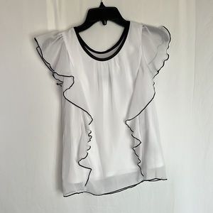 Amy Byer Girl Blouse Size M ( 10 12 ) white